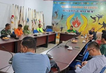 KONI Bengkalis Menggelar Rapat Untuk Persiapan Proprov Di Kuansing 2022