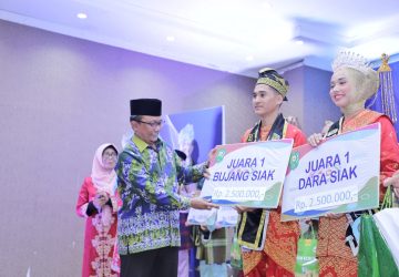 Muhammad Fajri dan Shintia Kurnia Dewi terpilih sebagai Bujang dan Dara Kabupaten Siak 2022