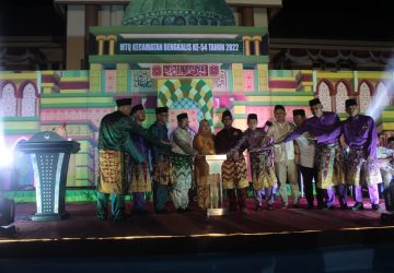 Bupati Bengkalis Kasmarni Membuka Musabaqah Tilawatil Qur’an (MTQ) Ke-54 Tingkat Kecamatan Bengkalis
