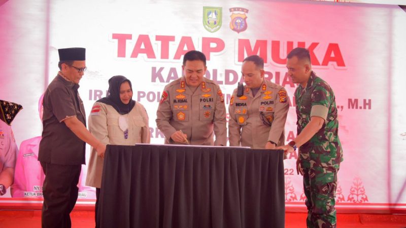 Kapolda Riau Irjen Pol Muhammad Iqbal, lakukan kunjungan kerja di Kabupaten Bengkalis