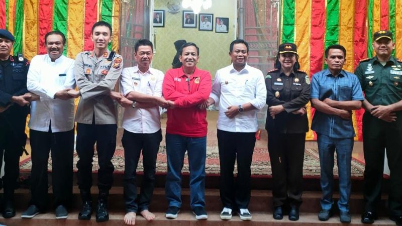Kapolres Rohil Hadiri Silaturahmi Kabinda Riau Brigjen TNI R. Wibisono Hendroyoso Dengan Forkopimda Rohil