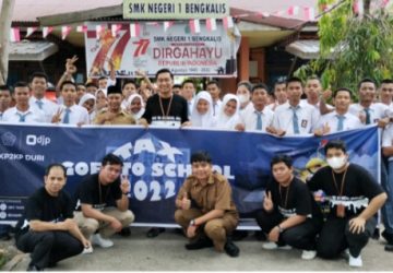 KP2KP Duri  Menggelar Tax Goes to School di SMKN 1 Bengkalis dan SMA 2 Bengkalis