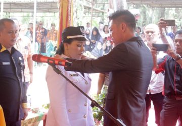 Resmi Dilantik, Bupati Rohil Minta Datin Penghulu Balam Jaya Turun ke Lapangan Serap Aspirasi Warga