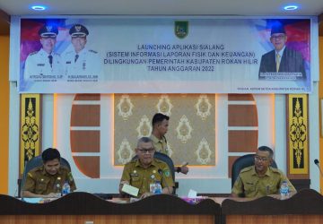 Sekda Rohil Launching Aplikasi Sialang