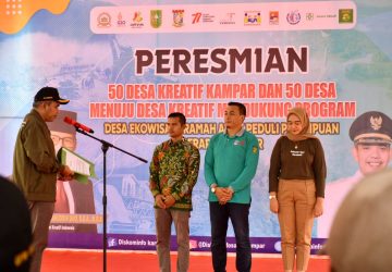 Pj Bupati Kampar Kukuhkan Langsung Pengurus Koperasi Syariah Digital UMKM Desa Kreatif