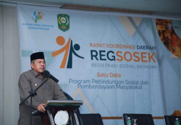 Bupati Siak Alfedri: Mari Dukung Bersama Pelaksanaan Registrasi Sosial Ekonomi di Kabupaten Siak