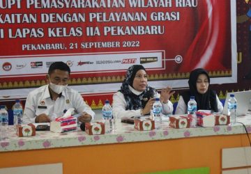 Koordinasi Dirjen Administrasi Hukum Umum di LAPAS Kelas IIA Pekanbaru
