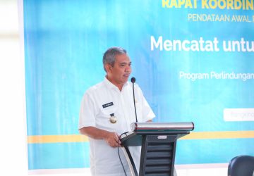 Pj Bupati Kampar Buka Secara Resmi Rakor Pendataan Awal Registrasi Sosial Ekonomi Tahun 2022.