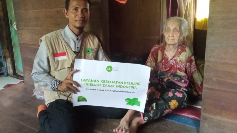 Di desa pedalaman Kepulauan Meranti IZI Riau bersama Adam Gifari adakan Layanan kesehatan Gratis