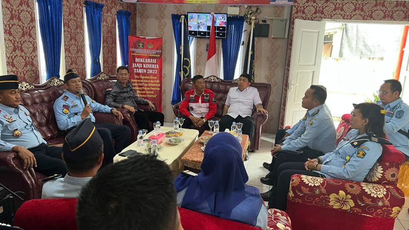 Kunjungi Rupbasan Bengkalis, Fajar Lase: Manajemen Pengelolaan Basan Baran Harus Dijaga, Diawasi dan Dipelihara Petugas