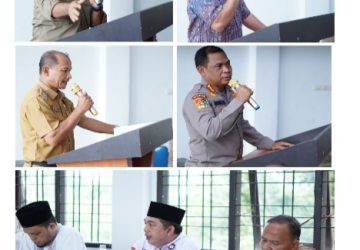 Beberapa Pihak Melakukan Rapat Terkait Pembangunan Rumah Ibadah Gereja di Lingkungan SPN Polda Riau Tambang