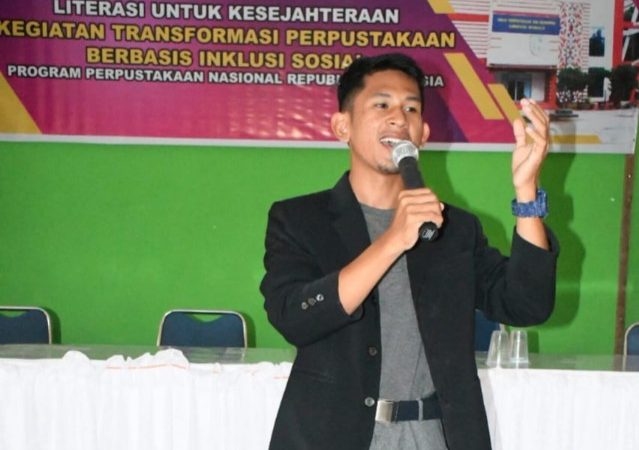 Dispersip Tuan Guru Haji Ahmad Bengkalis Gelar Pelatihan Public Speaking