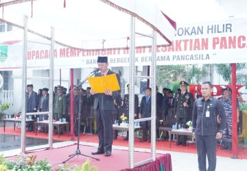 Bupati Rohil Jadi Inspektur Upacara Peringatan Hari kesaktian Pancasila
