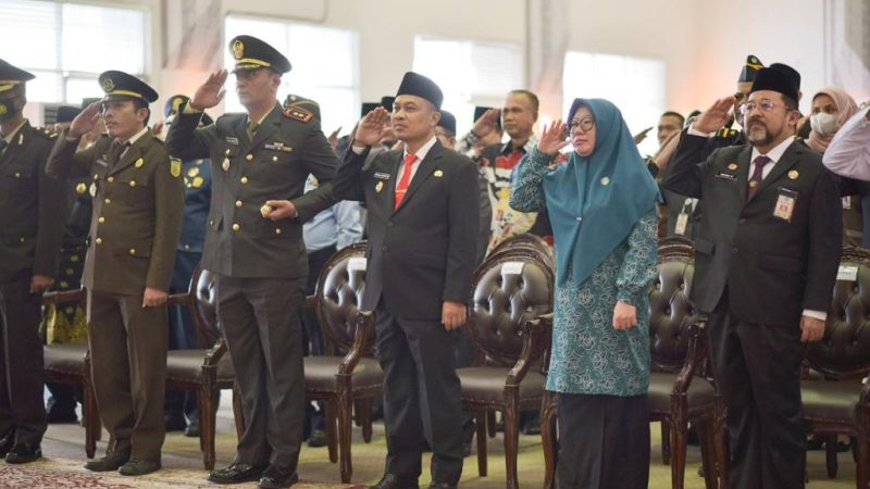 Wabup Hadiri Upacara Hari Kesaktian Pancasila Secara Virtual