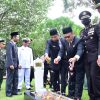 Dalam Rangka HUT TNI ke-77, Bupati Ikuti Upacara Ziarah Nasional