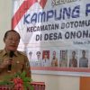 Wabup Nias Arota Lase, Meresmikan Kampung Pancasila  di Kecamatan Botomuzoi Kabupaten Nias Tahun 2022