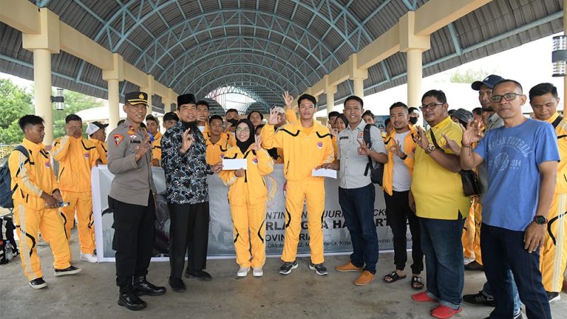 Pelepasan 22 Atlet Kickboxing Bengkalis Perkuat Kontingen Riau di Kejurnas Batam