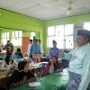 Bujang Kampung Lubuk Dalam Bupati Siak Kunjungi Sanggar Kegiatan Belajar Keaksaraan dan Keseta