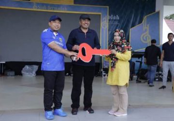 Peringati HUT Kabupaten Siak ke 23 Tahun, Pemkab Siak Gelar Jalan Santai