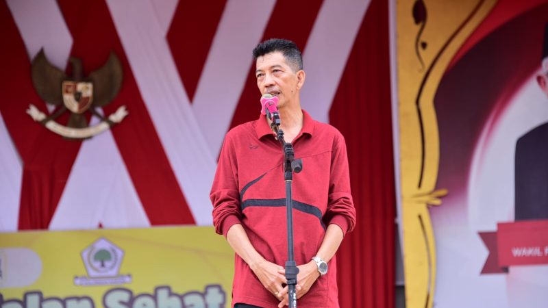 Peringati HUT ke-58 Partai Golkar, Bupati Hadiri Jalan Sehat