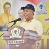 Serentak Diadakan di 400 Titik di Indonesia, Pj Bupati Kampar Lepas Gerak Jalan Santai HUT Golkar ke-58