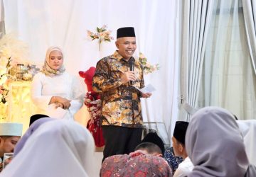 Pj Bupati Kampar dan Sekda Kampar jadi Saksi Pernikahan dr. Edriani Fitri dan Andreaz Mahesa