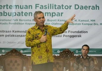 Bersama Tanoto Foundation, Fasilitator Daerah Kampar Gelar Inspirational Talk dengan Pj Bupati Kampar