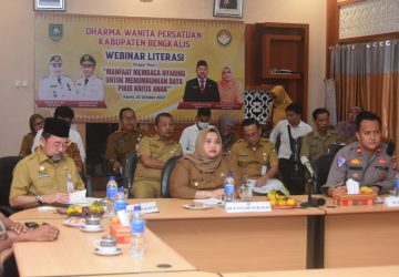Bupati Bengkalis Ikuti Pengendalian Inflasi Daerah Secara Virtual