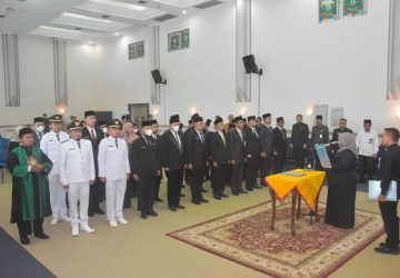 Sebanyak 38 Pejabat Administrator dan Pejabat Pengawas,Dilantik Bupati Bengkalis
