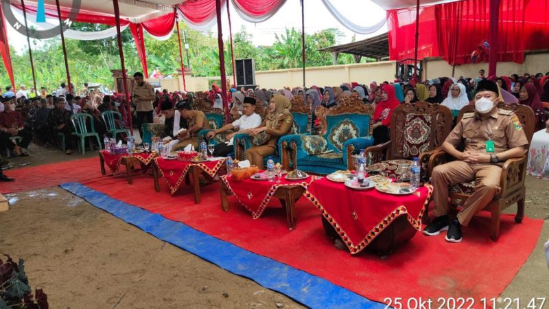 Bupati Tanggamus Hadiri Tasyakuran di Pekon Tekad, ini Pesan Bupati