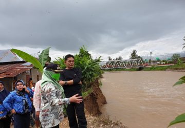 Bupati Tanggamus Tinjau Banjir di Wonosobo