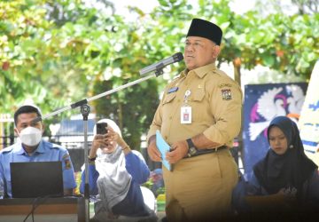 Sekda Kampar Launching Inovasi Pelayanan Perizinan dan Non Perizinan DPMPTSP