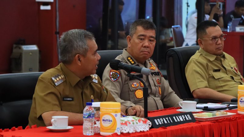 Bersama Pemprov dan Polda Riau Pj Bupati Kampar Hadiri Langsung Rapat Teknis Pelaksanaan Event Tour De Muara Takus 2022
