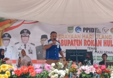 Wartawan Rohul Berlomba Nyanyi Karaoke Memeriahkan Jelang HUT Rohul Ke 23
