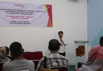 Telkom Salurkan Dana Bergulir UMKM Rp518,5 Juta di Bangka Belitung