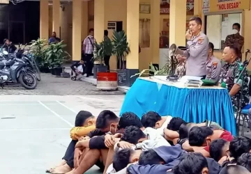 Kapolrestabes Medan Membina 26 Anggota Geng Motor