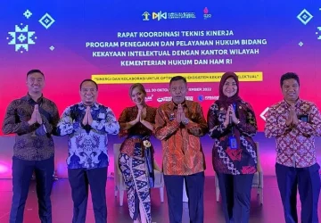 Kemenkumham Riau hadiri Rakernas Program Penegakan dan Pelayanan Hukum Bidang Kekayaan Intelektual