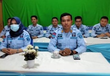 Lapas Muara Enim Ikuti Penguatan Peran Pengawasan Internal lnspektorat Jenderal  Ke 56 Tahun