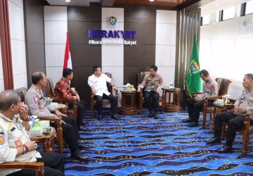 Pj. Bupati Terima Kunjungan Kerja Kapolres Muara Enim AKBP Andi Supriadi, S.H., S.I.K