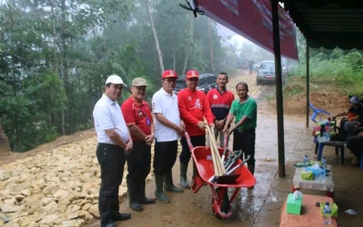 Wakil Bupati Nias Arota Lase, Mengikuti Pelaksanaan Bulan Bhakti Gotong Royong Masyarakat Kabupaten Nias Tahun 2022