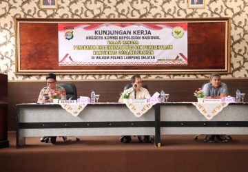 Polres Lampung Selatan Menerima Kunjungan Kerja Kompolnas