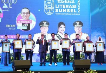 Gubernur Sumsel Herman Deru Membuka Festival Literasi Sumsel