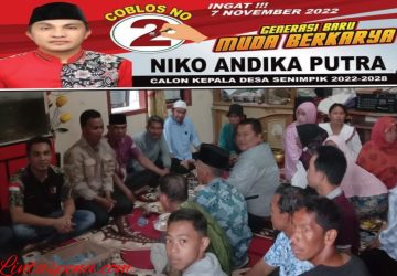 Dengan kemenangan 17 Suara, Niko Bersyukur Dalam Pilkades Desa Senimpik Kec. Siulak Mukai