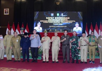 Bupati Bengkalis Ikuti Rapat Koordinasi Bersama Menteri Dalam Negeri RI, Gubernur Serta Bupati Walikota, Camat Dan Lurah Se-Provinsi Riau