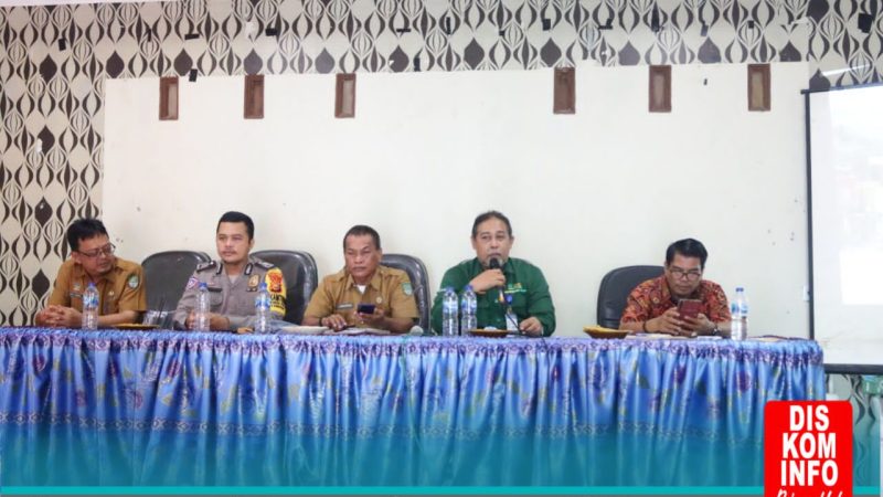 Diskominfo Dampingi BPS Rohul Lounching Website Desa Puo Raya SekaligusTutup Pembinaan Desa Cantik