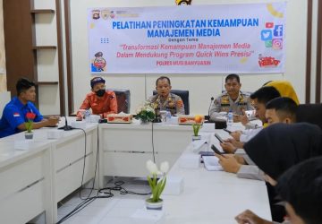 Dukung Program Quick Wins Presisi, Polres Muba Gelar Bimtek Peningkatan Manajemen Media