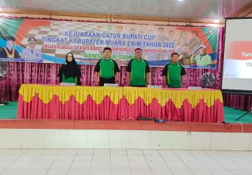 Ketua Koni Kabupaten Muara Enim hadiri Kejuaraan Catur Bupati Cup  Tahun 2022 