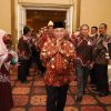 Tarian Nyadike Sawah Buat Nostalgia Warga Muba di Batam