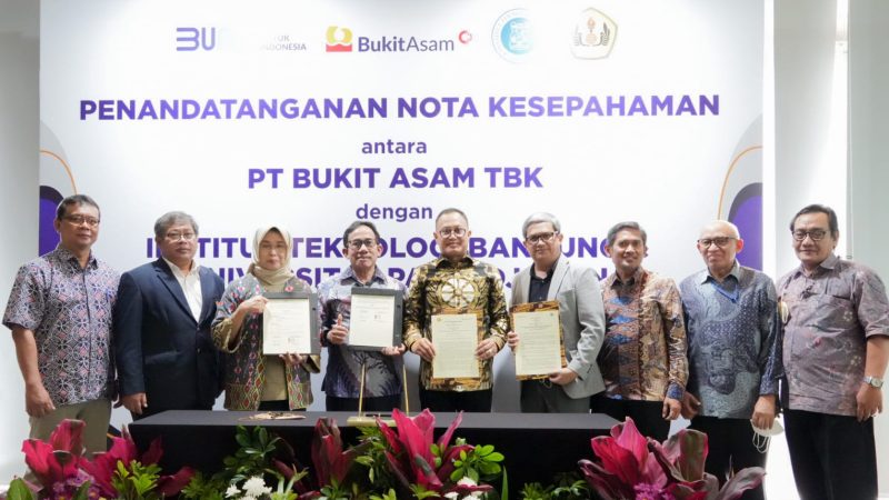 PTBA Gandeng ITB dan Unpad Kembangkan Teknologi Dekarbonisasi Hingga Hilirisasi