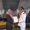 Bupati Tanggamus Lantik Kepala Pekon Sri Melati Kecamatan Wonosobo